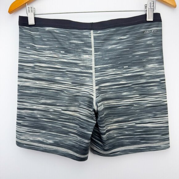 NIKE‎ DRi-Fit Spacedye Heathered  Athletic Training Green White Shorts Size M - Picture 2 of 8